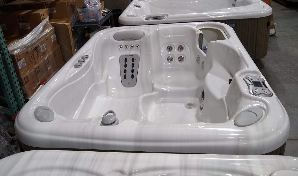 2011 Jetsetter (Sterling Marble/Gray) SOLD Mountain Hot Tub